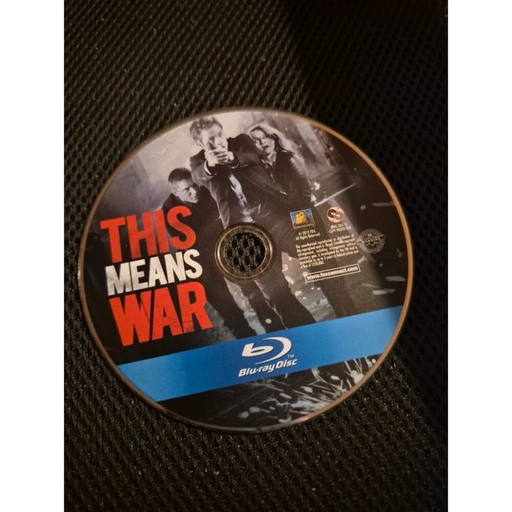 This Means War BluRay Disc Only
